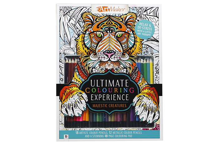 Ultimate Colouring Experience: Majestic Creatures Kit