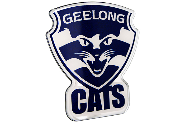 AFL Lensed Chrome Geelong Logo