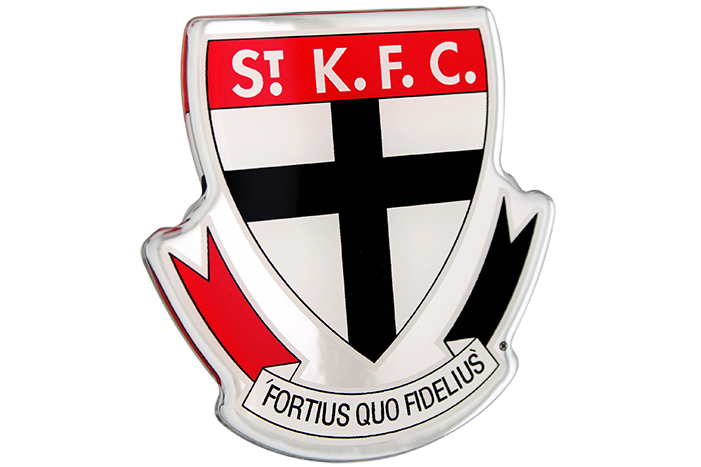 AFL Lensed Chrome St. Kilda Logo