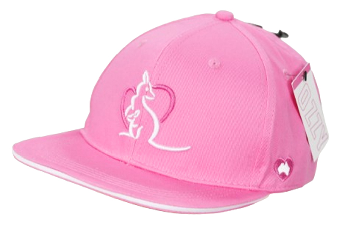 Ozzy Heart Kangaroo Cap - Pink
