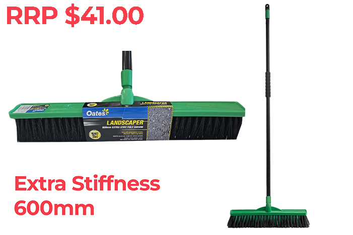 Oates Landscaper Broom - Extra Stiffness