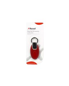 Rexel Key Ring Oval - Burgundy
