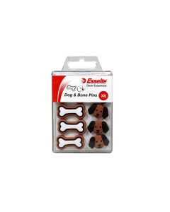 Esselte Novelty Pins Dog & Bone