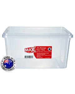 Max Storage Tub With Lid - 15Lt
