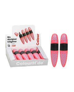 ColourHide Designer Highlighter Original - Red