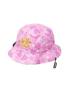 Taronga Lion Cubs Bucket Hat - Pink