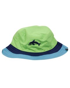 Dolphin Wide Brimmed Hat - Green