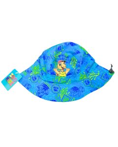 Zookidz Turtle Print Bucket Hat - Blue