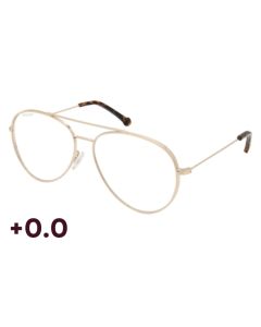 Reading Glasses - Blue Block Zero OD39 Gold 0.0
