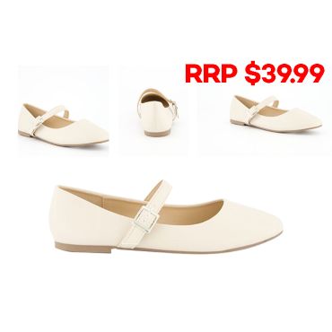 Khoko Women's Tania Mary Jane Ballet - Nude
