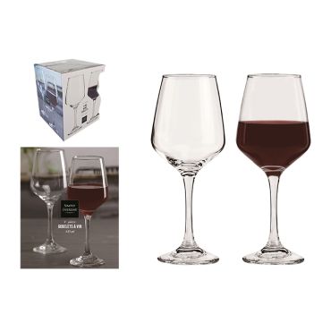 Simply Everyday Set of 4 Vine Wine Goblets