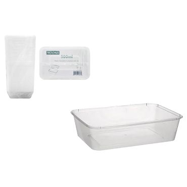 Noona Reusable Plastic Container with Lid - 500ml