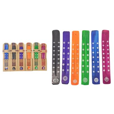 Coloured Incense Chakra Ash Catchers - Assorted