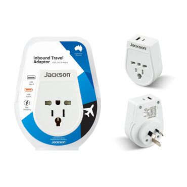 Jackson Inbound Travel Adaptor (USA + UK)