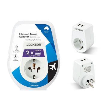 Jackson Inbound Travel Adaptor (USA + EU)