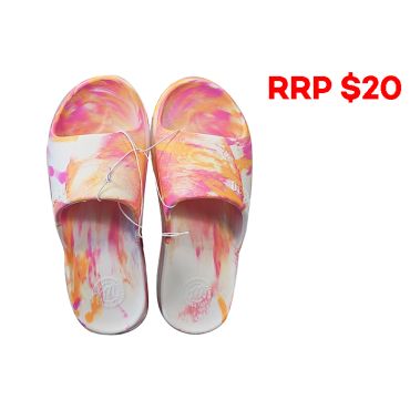 Ladies Mambo Recovery Pink Slides
