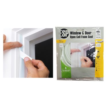 ESP Window & Door Open Cell Foam Seal - White
