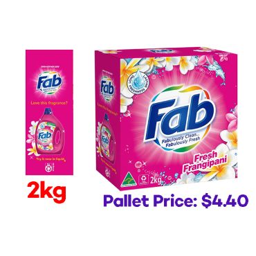 Fab Fresh Fragipani Laundry Detergent Washing Powder