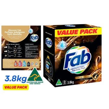 Fab Laundry Washing Detergent Powder - Cold Absolute