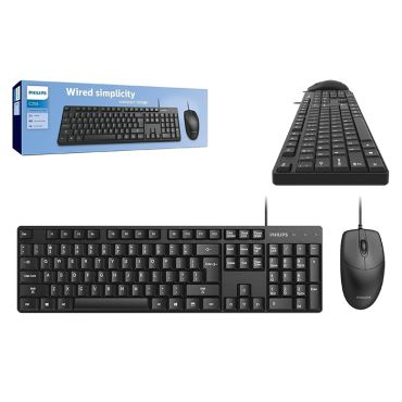 Philips C254 Wired Simplicity Keyboard & Mouse