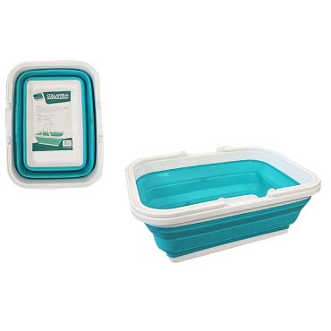 Seymour's Collapse-A Storage Basket with handles - Teal