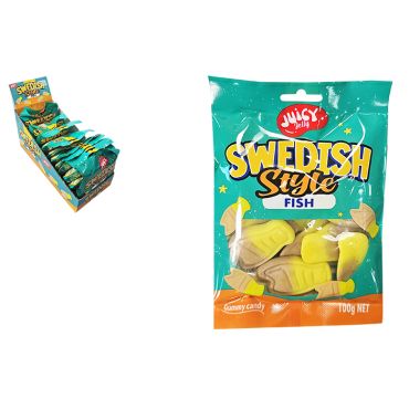 Juicy Jelly Swedish Style Banana Toffee Fish