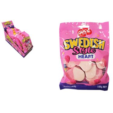 Juicy Jelly Swedish Style Vanilla & Strawberry Heart