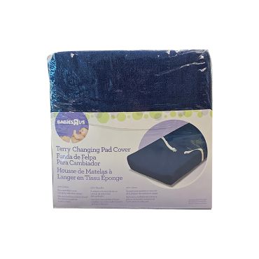 BabiesRUs Terry Changing Pad Cover - Navy