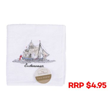 Early Australian Maritime Face Washer