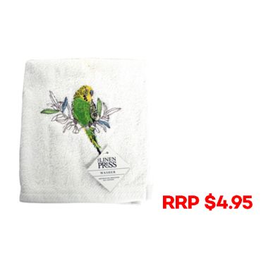 Budgie Face Washer