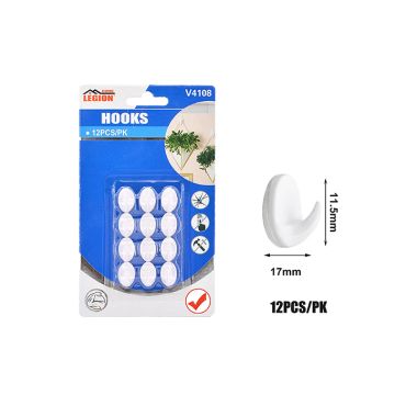 Removeable Mini Self-adhesive Hooks