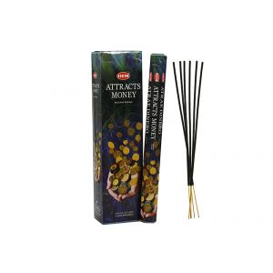 D - HEM Attracts Money Tall Incense Sticks