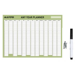 Any Year Laminated Framed Planner 995X695