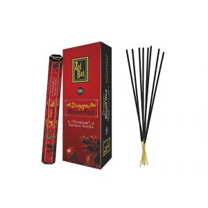 D - Zed Black Fab Perfumed Incense Sticks - Dragon Blood Red