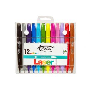Texta Laser Colouring Markers Pack - Assorted