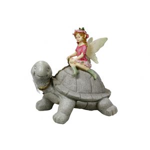 Fairy Sitting On A Turtle