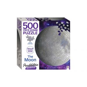 Puzzlebilities Shaped 500 Piece Jigsaw Puzzle: The Moon