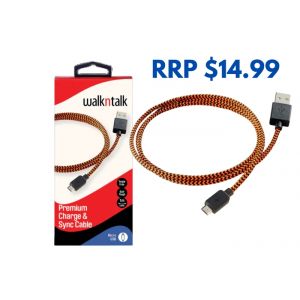 WalknTalk Premium Charge & Sync Cable Micro USB