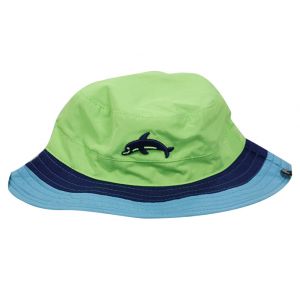 Dolphin Wide Brimmed Hat - Green