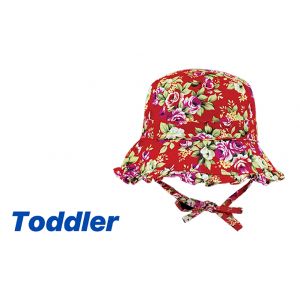 Bouquet Bucket Hat - Red