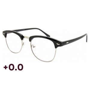 Reading Glasses - Blue Block Zero LB4106 Black Silver 0.0