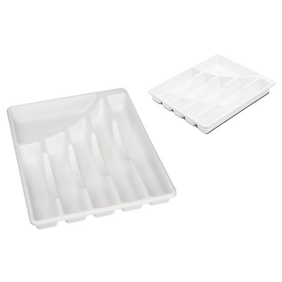 Sterilite 5 Compartment Cutlery Tray