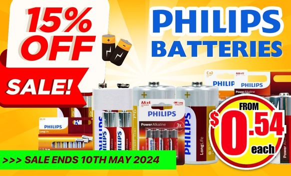 Philips batteries
